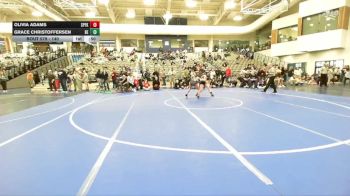 140 lbs Cons. Semi - Olivia Adams, Spanish Fork vs Grace Christoffersen, Box Elder