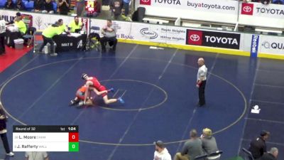 172 lbs Round Of 32 - Leonidas Moore, Chambersburg vs Jake Rafferty, Wallenpaupack