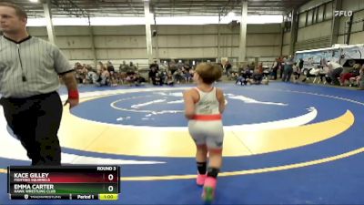 69 lbs Round 3 - Kace Gilley, Fighting Squirrels vs Emma Carter, Hawk Wrestling Club