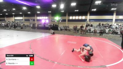 98 lbs Consi Of 8 #2 - Ashton Quintana, Atc vs Everett Roorda, Grindhouse WC