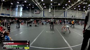 60 lbs Round 5 (10 Team) - Jackson Claycomb, U2 Uprising Blue vs Lucas Krause, FLOW