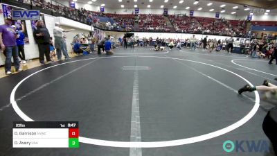 83 lbs Quarterfinal - Derrick Garrison, Newcastle Youth Wrestling vs Daxon Avery, Unattached