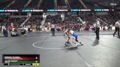 84 lbs Cons. Round 1 - Parker Rundell, Trailblazer Wrestling Club vs Kacen Bailey, Norton