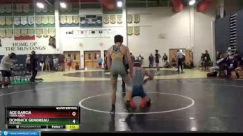 152 lbs Quarterfinal - Dominick Gendreau, Monarch vs Ace Garcia, Yorba Linda