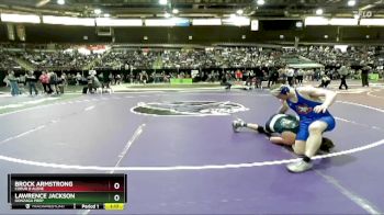 165 lbs Quarterfinal - Lawrence Jackson, Gonzaga Prep vs Brock Armstrong, Coeur D Alene