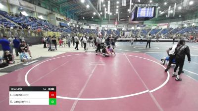 145 lbs Consolation - Lillianna Garcia, Widefield Wrestling Club vs Elizabeth Langley, Milliken Middle School