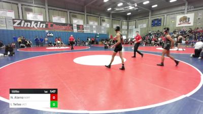 132 lbs Round Of 64 - Noah Alamo, Northview vs Isaac Tellas, Victor Valley S