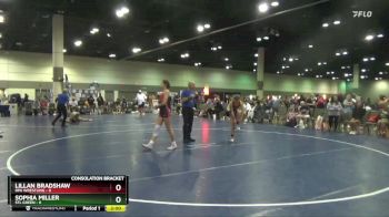 105 lbs Round 4 (16 Team) - Sophia Miller, STL Green vs Lillan Bradshaw, RPA Wrestling