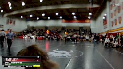 150 lbs Cons. Semi - Dallas Korponic, Hartland vs Holden Huhn, Cincinnati LaSalle