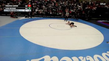 4A 113 lbs Cons. Round 3 - Preston Carter, Timpanogos vs Luke Mosher, Ridgeline
