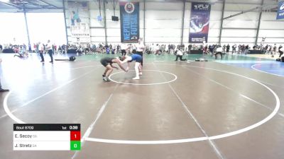 160 lbs Consi Of 16 #1 - Ethan Secoy, GA vs Jayden Stretz, GA