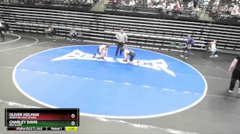 168 lbs Champ. Round 2 - Oliver Holman, Riverton High School vs Charley Davis, Box Elder