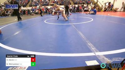 58 lbs Quarterfinal - Achilles Davie, Salina Wrestling Club vs Nash McCuistion, Tiger Trained Wrestling