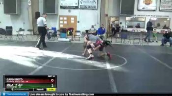 140 lbs Finals (2 Team) - Billy Tyler, 84 Athletes vs Gavin Boyd, Missouri Wrestling