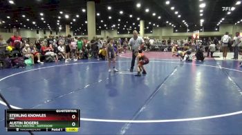 65 lbs Quarterfinal - Austin Rogers, Wolfpack Wresting - Northshore vs Sterling Knowles, PWC