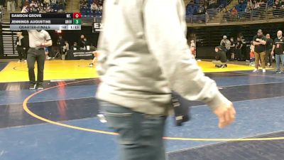 115 lbs Quarterfinal - Samson Grove, Mt. Lebanon vs Jennings Augustine, Grove City