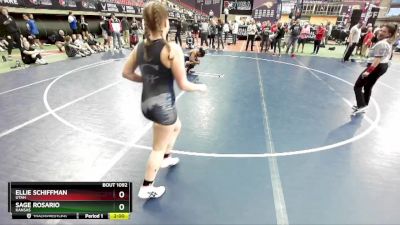 155 lbs Champ. Round 1 - Sage Rosario, Kansas vs Ellie Schiffman, Utah