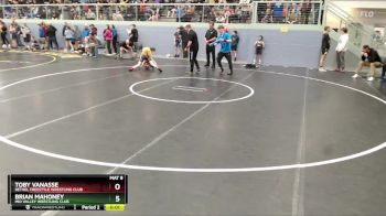 86 lbs Champ. Round 1 - Brian Mahoney, Mid Valley Wrestling Club vs Toby Vanasse, Bethel Freestyle Wrestling Club