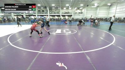100 lbs Round Of 32 - Steven Palmer, Springfield VT vs Devon Saari, None