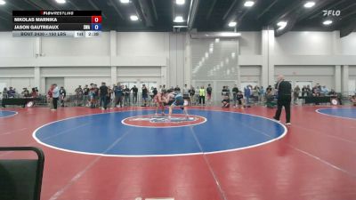 150 lbs Champ. Rd Of 16 - Nikolas Marnika vs Jason Gautreaux, Savage Wrestling Academy