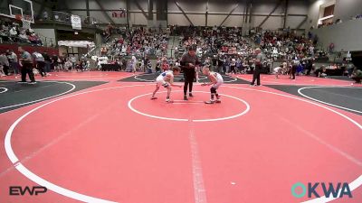 61 lbs Quarterfinal - Owen Edwards, Runestone vs Kason Gabbard, Raw Wrestling Club