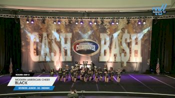 Modern American Cheer - Black [2024 L3 Junior - D2 - Medium Day 2] 2024 Cheer Power Cash Bash Showdown Galveston