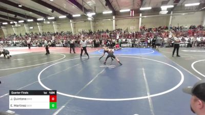 102 lbs Quarterfinal - Juan Julian (JJ) Quintana, Brighton Wrestling Club vs Enrique Martinez, Sierra Grande Panthers