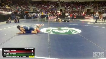 5A 152 lbs Quarterfinal - Mario Tafoya, La Cueva vs Robert Perea, Los Lunas