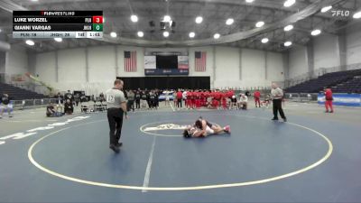 101 lbs Finals (4 Team) - Gianni Vargas, John H Glenn HS vs Luke Worzel, Plainedge