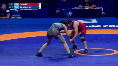 50 kg Qualif. - Julie Martine Sabatie, France vs Evin Demirhan, Turkey