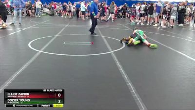 60 lbs Finals (2 Team) - Dozier Young, Phoenix WC vs Elliot Zapior, Highland Medina