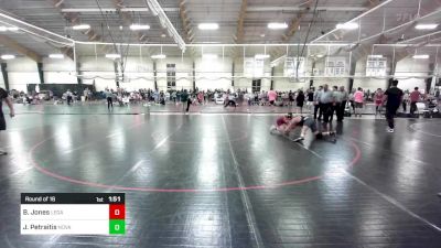 157 lbs Round Of 16 - Blake Jones, Legacy Wrestling vs Jurgis Petraitis, Nova Wrestling Club