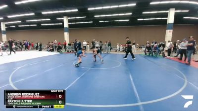 96 lbs 1st Place Match - Paxton Lutter, Texas Eagle Wrestling Academy vs Andrew Rodriguez, Gracie Barra Westchase Wrestling Club