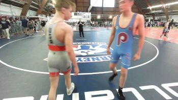 130A lbs Rr Rnd 2 - Kaden Chamberlin, Journeymen vs Cj Caines, Hanover Area
