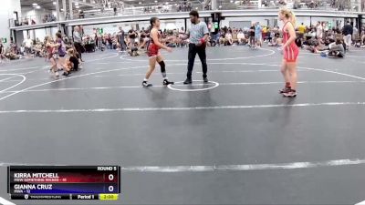 107 lbs Round 5 (8 Team) - Kirra Mitchell, MGW Something Wicked vs Gianna Cruz, MWA