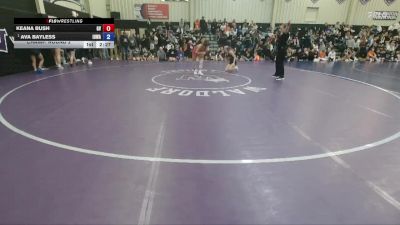 110 Open Champ. Round 2 - Ava Bayless, Iowa vs Keana Bush, Grand View University