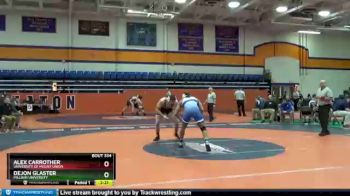 174 lbs Cons. Round 3 - Alex Carrother, University Of Mount Union vs Dejon Glaster, Millikin University