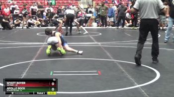 72 lbs Round 4 (6 Team) - Wyatt Boyer, Victory vs Apollo Rock, SlyFox Silver