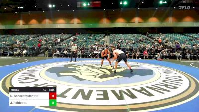 184 lbs Quarterfinal - Niall Schoenfelder, Wisconsin-Eau Claire vs Jersey Robb, Oklahoma State