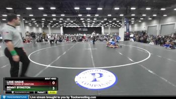 126 lbs Cons. Round 2 - Lane Hague, Victory School Of Wrestling vs Benny Byington, Ohio