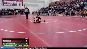 160 lbs Cons. Semi - Carver Rohman, Fairmont-Martin County West vs Matt Zeug, Redwood Valley