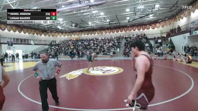 190 lbs Champ. Round 1 - Keisel Hebdon, Star Valley vs Logan Bauers, Green River