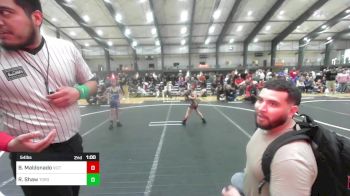 54 lbs Consi Of 4 - Benjamin Maldonado, Victory Wrestling-Central WA vs Rhett Shaw, Toro World Club