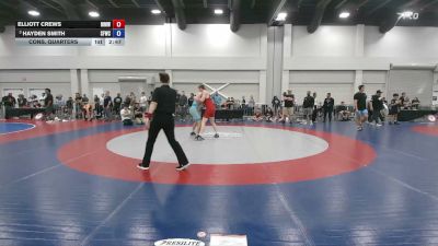 157 lbs Cons. Quarters - Elliott Crews, Midlothian Miners WC vs Hayden Smith, Sly Fox Wrestling Club