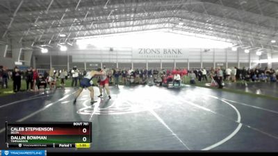 215 lbs Cons. Round 4 - Dallin Bowman, Timpanogos vs Caleb Stephenson, Delta