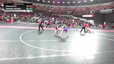 135 lbs Round 3 - Reina Ristow, Neenah Youth Wrestling vs Adrianna Zielinski, Mosinee