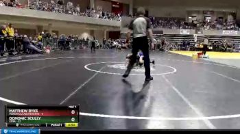 84 lbs Quarterfinals (8 Team) - Domonic Scully, STMA vs Matthew Ryks, Marshall/Lakeview/RTR