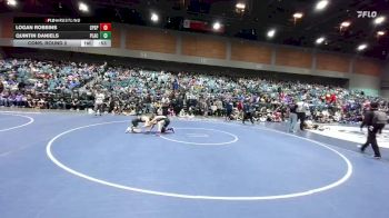 113 lbs Cons. Round 2 - Quintin Daniels, Placer vs Logan Robbins, Spanish Springs