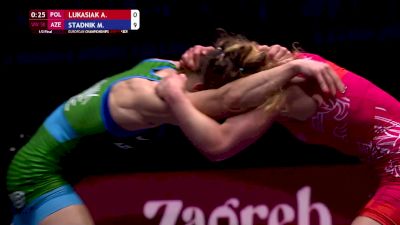 50 kg Semifinal - Mariya Stadnik, AZE vs Anna Lukasiak, POL