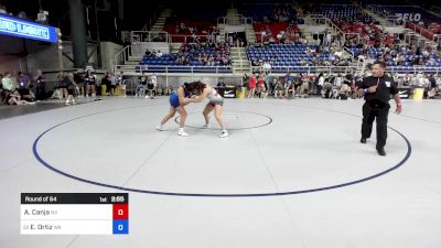 155 lbs Round Of 64 - Addison Canja, NV vs Emily Ortiz, WA